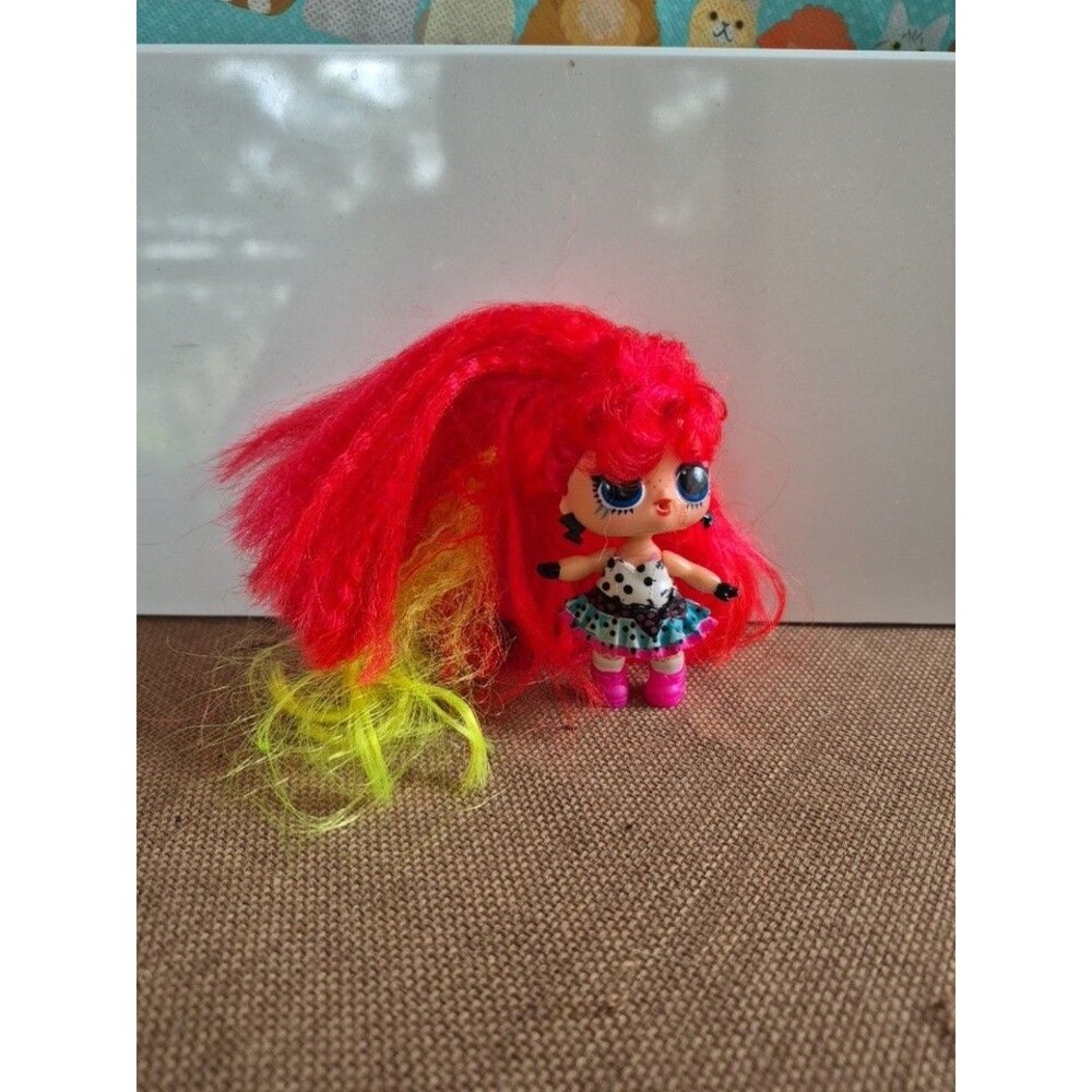 LOL Surprise Remix Hair Flip TOTS Radical QT Doll Pink Yellow Replacement 3 in